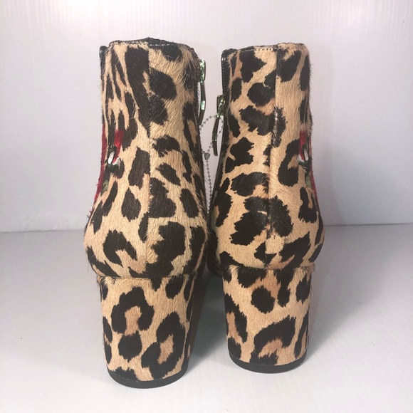 NEW Kate Spade Leopard Print Booties RETAIL $358 - Picture 5 of 7